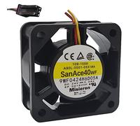 XINGLIDA 1PC Original For SanAce40WF DENKI 9WF0424H6D05A A90L-0001-0505#A 4020 40x40x20mm 3 Line 24V 0.08A Cooling Fan Cooling Fan