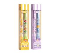 XINGLIDA 2/4Pieces Cartoon Beaded Gel Pen Retractable Gel Pen 0.5mm Office Writing Supplies For Adult Student Writing Noting Teacher Student
