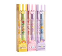 XINGLIDA 2/4Pieces Cartoon Beaded Gel Pen Retractable Gel Pen 0.5mm Office Writing Supplies For Adult Student Writing Noting Teacher Student