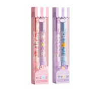 XINGLIDA 2/4Pieces Cartoon Beaded Gel Pen Retractable Gel Pen 0.5mm Office Writing Supplies For Adult Student Writing Noting Teacher Student