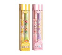 XINGLIDA 2/4Pieces Cartoon Beaded Gel Pen Retractable Gel Pen 0.5mm Office Writing Supplies For Adult Student Writing Noting Teacher Student