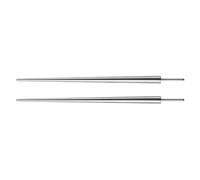XINGLIDA 2 Pieces Steel Taper Insertion Pins For Nose Ear Navel Lip Eyebrow Piercing 14G/16G/18G Taper Insertion Pins