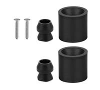 XINGLIDA 2 Sets Lockers Retainer Catch Caravans Door Retainer Catch Door Lockers Catch Retainer Door Stop For RVs Trailer Ramp Door Bumper Round Rubber Bump Stops