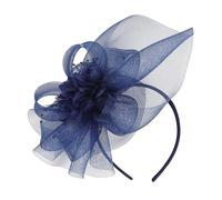 XINGLIDA 20s Theme Event Hairhoop Flapper Styles Headbands With Feathered Mesh Flower Hairband For Costume Event Evening Galas