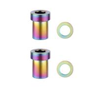XINGLIDA 2Pcs Bicycles Brake Caliper C Clamp Fixed Nut Road Bike C Brake Pivots Nut With Washer Metal Alloy Enduring Alloy Bicycles Caliper