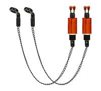 XINGLIDA 2pcs Fishing Bites Alarm Bobbins Hanger Fishing Swingers Sensitive Alarm Swingers Chain Indicators Accessories Tool Supply