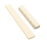 XINGLIDA 2Pcs/pack Modern and Vintage Electric Guitar 6 String Nut Saddle Cattle Bone Slotted