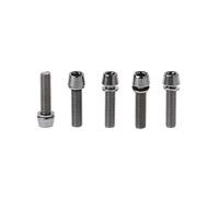 XINGLIDA 5pcs Screw M5x20mm / M6x20mm With Spacer Stem Parts Road Bike Bike Equipment Accessories Cycling Accessories For Men Women Road For Handle Flywheel Chain Kids