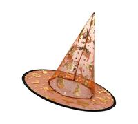 XINGLIDA 5Pcs Unisex Witch Hat 33cm High Pointed Wizard Cosplay For Women Men Kid Halloween Costume Accessories Witch