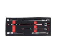 XINGLIDA 6Pcs Steering Handle Socket Wrench Set 1/4 3/8 1/2inch Torques Wrench Long Strong Force Steering Handle Heavy Duty Tool