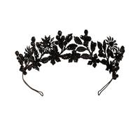 XINGLIDA Bridal Hair Hoop Girl Birthday Party Elegant Pageant Woven Crystal Girl King Costume Headwear Halloween Hairband