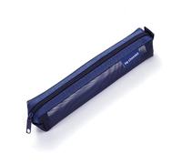 XINGLIDA Clear Pencil Case See Through Pen Pouches Small Light Weight Pen Organizers Storage Case for Student School Exam Nylon Zippered Bag