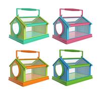 XINGLIDA Critter Cage With Handle Easy To Observe For Bugs Turtle Butterfly Frog Collecting