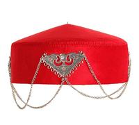 XINGLIDA Ethnic Fringed Kazakh Hat Tradition And Modernity Headwear For Culture Lover And Event Participants