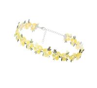 XINGLIDA Fashionable Embroidered Flower Lace Choker Necklace Portable For Stylish Women Ladies Comfortable Fashion Accessory