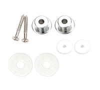 XINGLIDA Guitar Strap Buttons Set Metal Strap Fasteners with Silicone Straps for Acoustic Electric Bass Secure