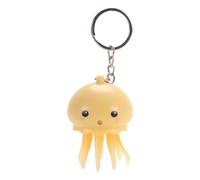 XINGLIDA Jellyfish Figure Keychain Funny Glowing and Sound Toy Keychain Unique Keyring for Teens Kids Animal Keyholder Glowing Jellyfish Ornament