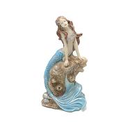 XINGLIDA Mermaids Statue Fishtanks Decoration Cute Resin Figure Landscaping Decorations Fish Shelter House Aquariums Ornament
