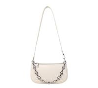 XINGLIDA Modern Metal Chain Shoulder Bag Elegant PU Crossbody Purse Adjustable Strap Compact Underarm Bag For Daily Use Adjustable Strap Shoulder Purse