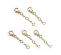 XINGLIDA Multipurpose Sturdy Brass Lobster Clasp Extending Adjustable Length Chain Accessory for Fishing and Camping Gears