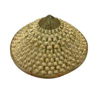 XINGLIDA Natural Straw Straw Hat Weather Resistant Great For Long Wear In Fields Or At Theme Parties Cosplay Traditional Farmer