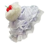 XINGLIDA Novelty Fascinator Hat Clip Lace Handmade Birthday Cake Accessories For Women Clip Headpiece Birthday Art