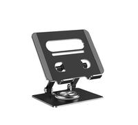 XINGLIDA Portable Foldable Computer Lifting Risers Laptop Desk Stand 360 Degree Rotation Base For Reading And Video Watching Aluminum Desktop Stand
