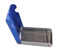 XINGLIDA Stainless Bridge Saddle Grooves Sanding Files Kits Guitar Repair Tool Guitar Nut Slotting Files Saw Rods Slot Filing Set