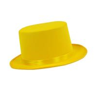 XINGLIDA Trendsetting Flat Brimmed Hat With Ribbon For The Modern Wear Elegant Ribbon Hat For Stage Shows Magician Costume Magicians