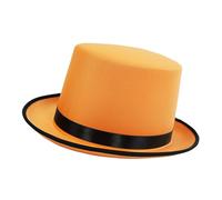 XINGLIDA Trendsetting Flat Brimmed Hat With Ribbon For The Modern Wear Elegant Ribbon Hat For Stage Shows Magician Costume Magicians