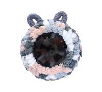 XINGLIDA Warm Plush Birds Nest Parrots Coconuts Bear Ear Shape Nest House Bird Cage Hammock Bed Small Animal RestBed for Budgies