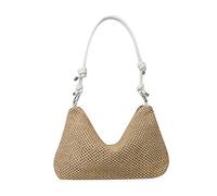 XINGLIDA Women Hand-woven Handbag Straw Shoulder Bag Large Capacity Tote Fashion Beach- Ladies Seaside Vacation Large Capacity Tote For Women Beach- All-matching Shoulder