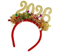 XINGLIDA Year Of 2026 Glittering Hairband For Adult Kids Adjustable Hair Hoop Festival Head Accessory For Holiday Event Sparkling New Year Headbands