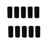 Xinglongs Finger Sleeves 100pcs Accessories Elastic Finger Sleeves Protectors Soft Relieving Pain Sport Breathable Universal Splints(Black)