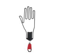 Xinglongs Golf Gloves Stretcher 4 Pcs Golf Glove Holder With Key Chain ABS Plastic Rack Dryer Hanger Stretcher Gloves Drop Ship
