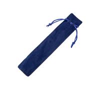 Xinglongs Pen Pouches 100Pcs Wholesale 3.5 * 17.5cm Black Red Blue Drawstring Velvet Pen Pouch for Crystal Stylus Ballpoint Bag(Blue)