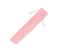 Xinglongs Pen Pouches 100Pcs Wholesale 3.5 * 17.5cm Black Red Blue Drawstring Velvet Pen Pouch for Crystal Stylus Ballpoint Bag(Pink)