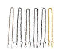 Xinglongs Pocket Watch Chain 8-Pack 5-Color Pocket Watch Chains, 36.5cm Bronze Alloy for Vintage & Quartz Watches(Style5)