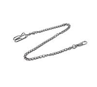 Xinglongs Pocket Watch Chain 8-Pack Bronze Alloy Pocket Watch Chains, for Antique & Vintage Quartz Watches(Black)