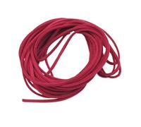 Xinglongs Waxed Leather Necklace Cord 10Pcs 4.5M 1.5mm Flat Korean Velvet Thread Faux Suede Leather Cord Rope Thread to Make Braided Bracelet Necklace(Red)