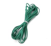 Xinglongs Waxed Leather Necklace Cord 8Pcs 5 Meter 3mm Width Flat Faux Suede Leather Cord Multicolors Korean Velvet Rope String for DIY Jewelry Mkaing(Deep green)