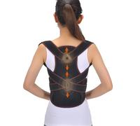 XINGLUOY Adjustable Posture Corrector Full Back Support Belt Lumbar Decompression Brace Waist Support Hunchback Correction Prevent Scoliosis For Men Women Student Adult(L)