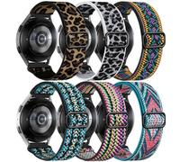 XINGMALY 6-PACK Nylon Band for COROS PACE 4/3/2/APEX 2 PRO/Pro/APEX PRO/APEX 4 42mm Smart Watch, Lightweight Breathable Adjustable Replacement Strap Wristband Women