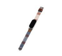 XINGMALY Band Compatible with Xiaomi Smart Band 10/9/8 Strap, 6 Colors Vintage Plaid Twill Soft Breathable Retro Replacement Strap for Mi Band 10/9/8 Tracker (Color-E)