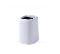 XINGNANUP Garbage Cans 2.1 Gallon Capacity,Double Layer Geometric Opening Rubbish Bin,For Home Bedroom Kitchen, Trash
