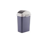 XINGNANUP Garbage Cans Swing Cover Household Bin,4.7/2.1 Gallon Capacity,For Kitchen,Office,Courtyard,Can Slit trash