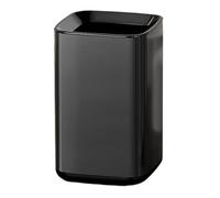 XINGNANUP Trash Cans Square Stainless Steel Can with Removable Inner Basket, Open Top Metal Garbage Wastebasket for Home, Office, Commercial Kitchen Trashcan(Black,15L)