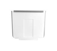 XINGNANUP Wastepaper Basket Folding Trash Can Lightness Portability No Space Occupy Kitchen Cabinet Door Hanging Bathroom Toilet Garbage Waste Bin(Gris)