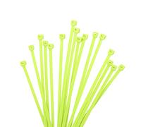 XINGO 1000 PCS Cable Zip Ties, 18lb Strength, Small Tie Wraps Self-Locking Nylon Zip Ties for Indoor and Outdoor Use (200mm x 2.5mm, Apple Green)