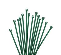 XINGO 1000 PCS Cable Zip Ties, 18lb Strength, Small Tie Wraps Self-Locking Nylon Zip Ties for Indoor and Outdoor Use (100mm x 2.5mm, Dark Green)